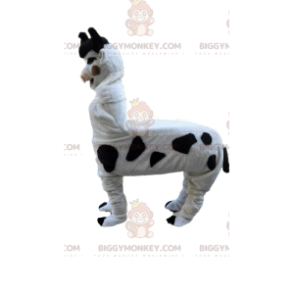Witte en zwarte koe BIGGYMONKEY™ mascottekostuum