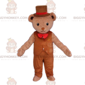 Tyylikäs karhu BIGGYMONKEY™ maskottiasu, hieno mekko pehmoinen nalleasu - Karhun maskotti - BIGGYMONKEY_09293 - BiggyMonkey.com