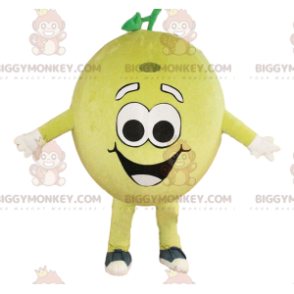 Oppustelig citron BIGGYMONKEY™ maskotkostume, kæmpe gul