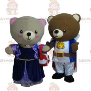 BIGGYMONKEY™s medieval teddy mascot, knight costumes -