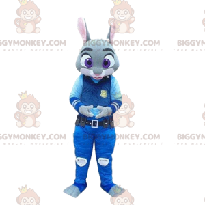 BIGGYMONKEY™ mascot costume of Judy Hopps, famous police rabbit