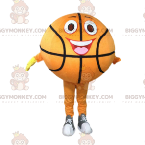 Disfraz de mascota BIGGYMONKEY™ de baloncesto naranja, disfraz