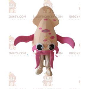 Στολή μασκότ BIGGYMONKEY™ Pink Squid, Giant Pink Crustacean κοστούμι - Μασκότ ψαριών - BIGGYMONKEY_09311 - BiggyMonkey.com
