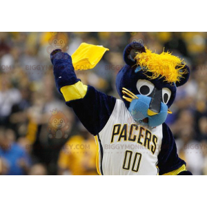 Blue and Yellow Tiger BIGGYMONKEY™ Mascot Costume –