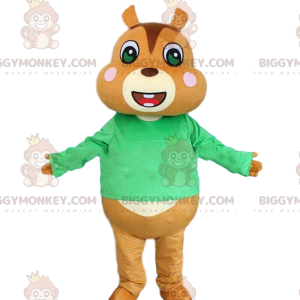 BIGGYMONKEY™ Maskottchenkostüm Eichhörnchen, Hamsterkostüm