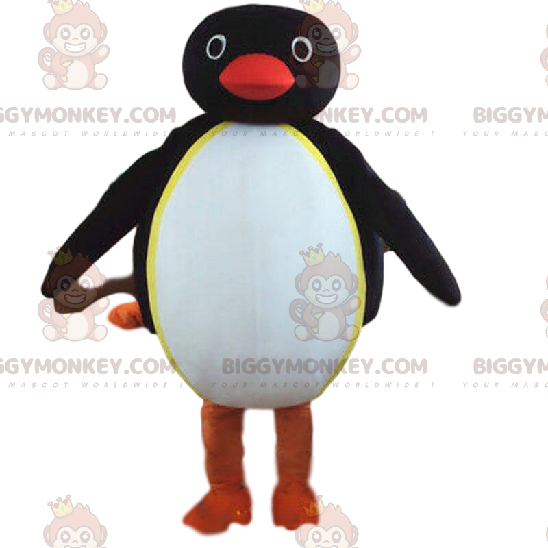 Costume da mascotte BIGGYMONKEY™ Pinguino bianco e nero Costume da mascotte BIGGYMONKEY™ Pinguino bianco e nero