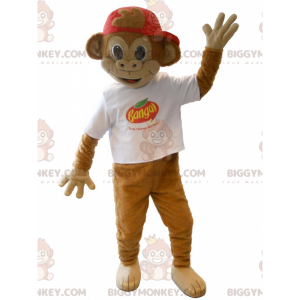 Καφέ Banga Monkey Στολή μασκότ BIGGYMONKEY™ - Biggymonkey.com