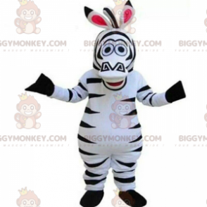 BIGGYMONKEY™ maskotkostyme til Marty, den berømte sebraen fra Madagaskar-tegneserien - BiggyMonkey.com