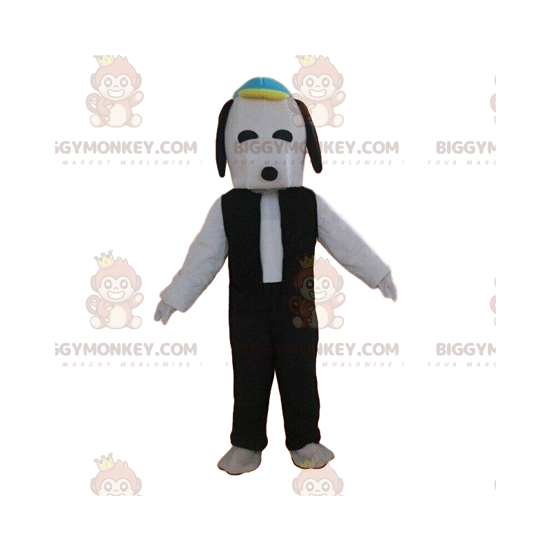 BIGGYMONKEY™ mascottekostuum van Snoopy, de beroemde BIGGYMONKEY™ mascottekostuum van Snoopy, de beroemde