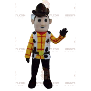 BIGGYMONKEY™ costume mascotte di Woody, il famoso sceriffo e