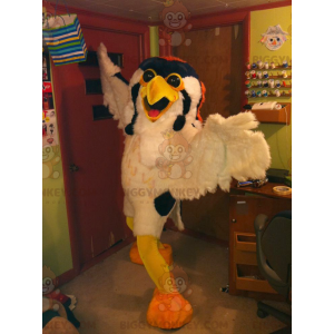 Στολή μασκότ BIGGYMONKEY™ White Yellow Orange Bird Owls - Μασκότ πουλιών - BIGGYMONKEY_01053 - BiggyMonkey.com