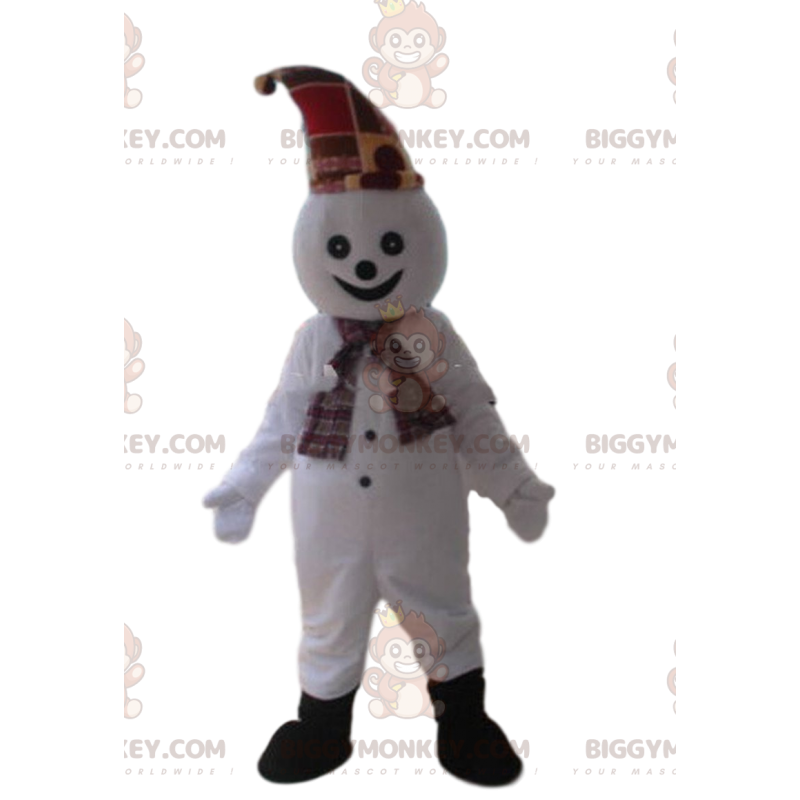 Fantasia Mascote Boneco de Neve BIGGYMONKEY™, Fantasia Fantasia Mascote Boneco de Neve BIGGYMONKEY™, Fantasia