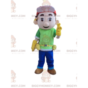 Kostým maskota BIGGYMONKEY™ dělníka, kutila, kutila - Pánské maskoti - BIGGYMONKEY_09359 - BiggyMonkey.com