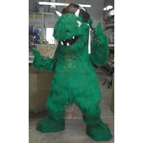  Costume da mascotte mostro dinosauro verde BIGGYMONKEY™ - Mascotte di dinosauri - BIGGYMONKEY_01056 - BiggyMonkey.com