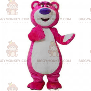 BIGGYMONKEY™ maskotkostume af Lotso, den berømte lyserøde bamse