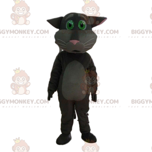 Moving Looking Gray Cat BIGGYMONKEY™ Mascot Costume