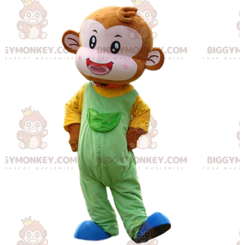 Mono gigante de colores BIGGYMONKEY™ disfraz de Tamaño L (175-180 CM)