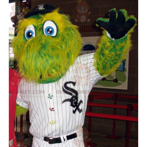 Costume da mascotte BIGGYMONKEY™ di coccodrillo verde tutto