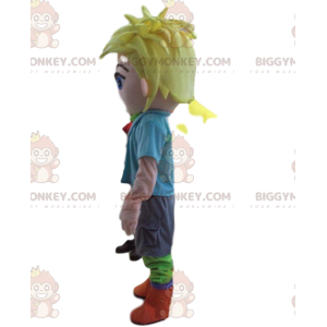Blond gutt BIGGYMONKEY™ maskotkostyme, ungmannskostyme