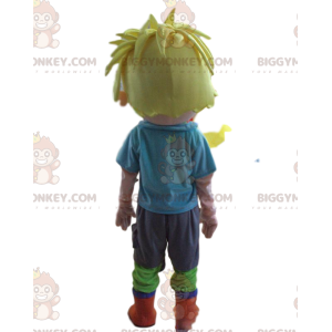 Blonder Junge BIGGYMONKEY™ Maskottchenkostüm, Kostüm für jungen