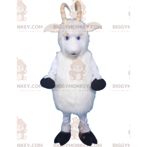 Στολή μασκότ BIGGYMONKEY™ για πρόβατο, κατσίκι, λευκό κριάρι με