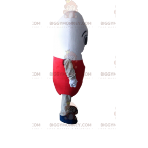 Punavalkoinen pilleri BIGGYMONKEY™ maskottiasu, lääkepuku - Luokittelemattomat maskotit - BIGGYMONKEY_09394 - BiggyMonkey.com