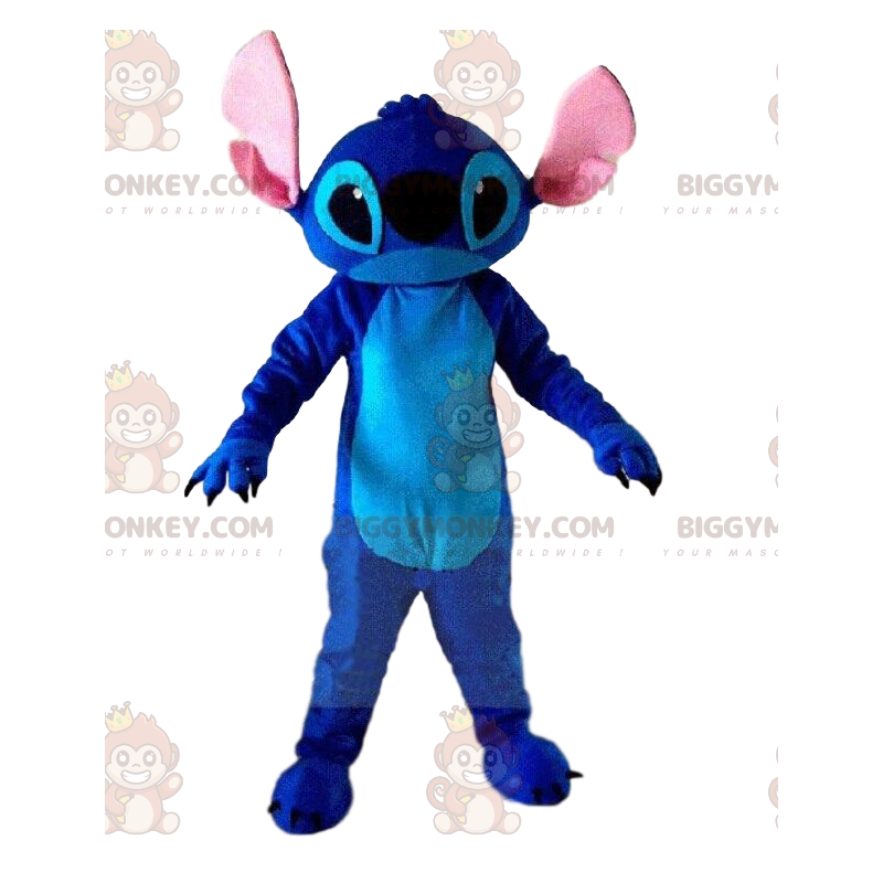 BIGGYMONKEY™ Maskottchenkostüm von Stitch, dem berühmten BIGGYMONKEY™ Maskottchenkostüm von Stitch, dem berühmten