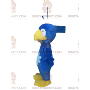 Blue and Yellow Bird BIGGYMONKEY™ Mascot Costume, Plush Baby Bird Costume - Bird mascot - BIGGYMONKEY_09402 - BiggyMonkey.com