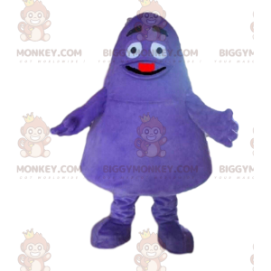 Costume da mascotte mostro viola BIGGYMONKEY™, costume da