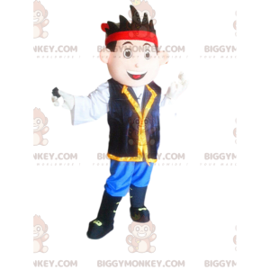 Kostým maskota piráta BIGGYMONKEY™, kostým mladého chlapce –