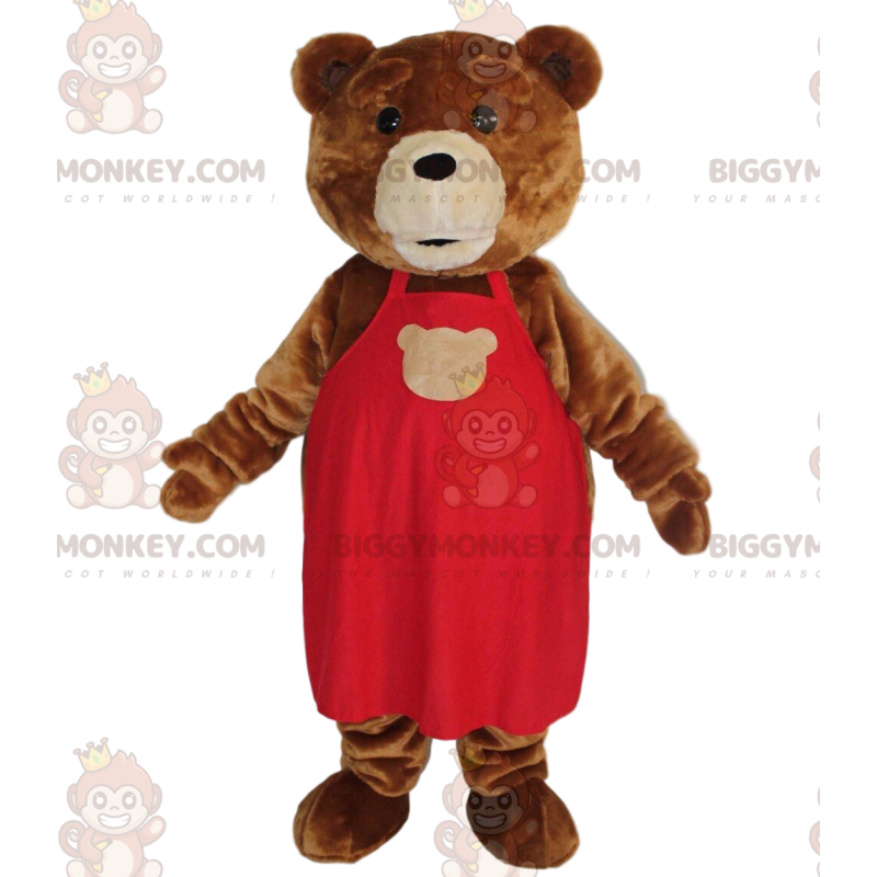 Brun nallebjörn BIGGYMONKEY™ maskotdräkt, plyschleksaksdräkt - Brun nallebjörn BIGGYMONKEY™ maskotdräkt, plyschleksaksdräkt -
