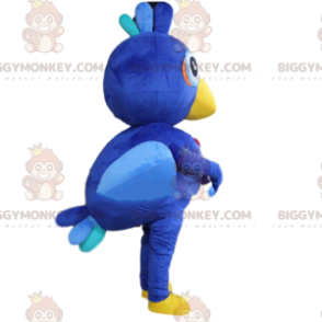 Στολή μασκότ Giant Blue Bird BIGGYMONKEY™, πολύχρωμη στολή