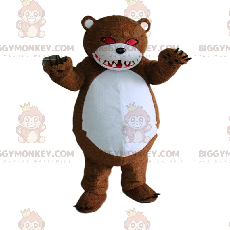 Kostium maskotki Zombie Teddy BIGGYMONKEY™, upiorny miś Kostium maskotki Zombie Teddy BIGGYMONKEY™, upiorny miś