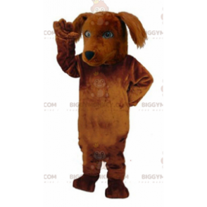 Στολή μασκότ Big Brown Dog BIGGYMONKEY™, βελούδινη στολή Doggie - Μασκότ σκυλιών - BIGGYMONKEY_09427 - BiggyMonkey.com