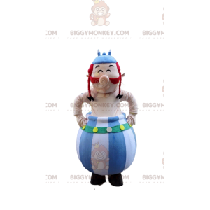 Traje de mascote BIGGYMONKEY™ de Obélix, famoso gaulês dos