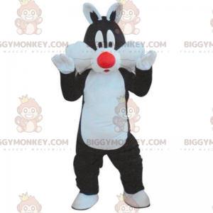 Κοστούμι μασκότ Sylvester Sylvester Famous Cartoon Cat BIGGYMONKEY™ - Μασκότ διάσημων χαρακτήρων - BiggyMonkey.com