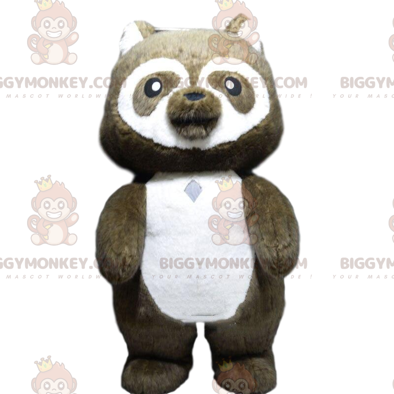 BIGGYMONKEY™ costume da mascotte orsacchiotto, panda BIGGYMONKEY™ costume da mascotte orsacchiotto, panda