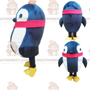 Black and White Inflatable Penguin BIGGYMONKEY™ Mascot Costume