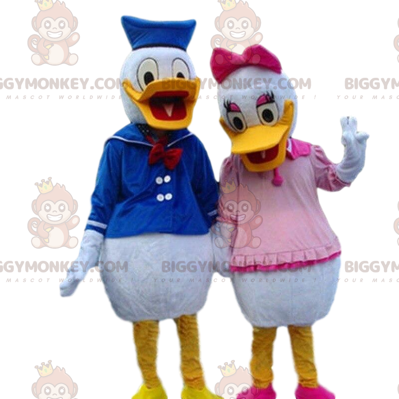 BIGGYMONKEY's mascotte van Donald en Daisy, beroemd