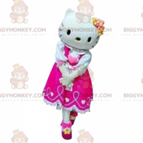 Hello Kitty Famous Cartoon Cat BIGGYMONKEY™ maskotkostyme - Maskotter kjente mennesker - BIGGYMONKEY_09455 - BiggyMonkey.com