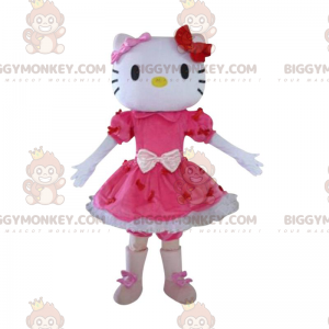 BIGGYMONKEY™ maskotdräkt från Hello Kitty, känd tecknad katt i