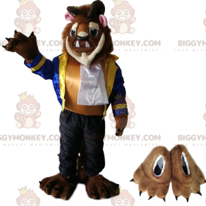 BIGGYMONKEY™ Beauty and the Beast Beast Mascot Costume, Disney