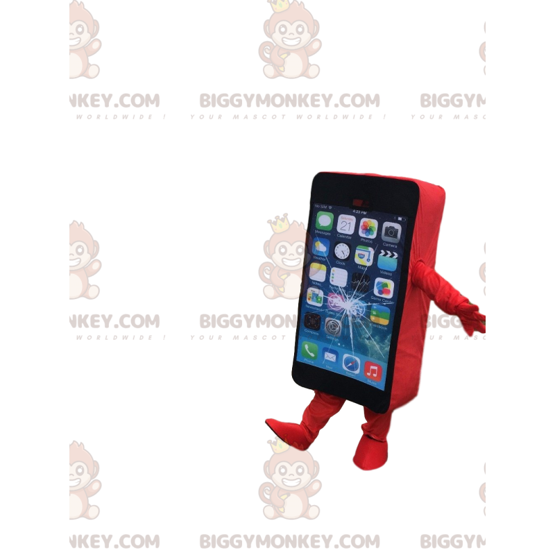 BIGGYMONKEY™ mascot costume cell phone, smartphone, GSM fancy