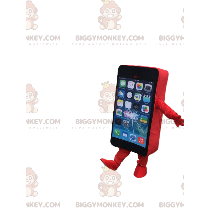 BIGGYMONKEY™ maskot kostume mobiltelefon, smartphone, GSM fancy BIGGYMONKEY™ maskot kostume mobiltelefon, smartphone, GSM fancy