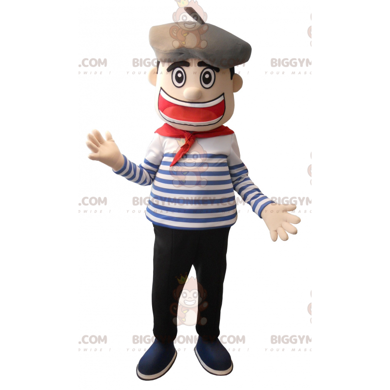 Kostým maskota Basque Man Sailor BIGGYMONKEY™ - Pánské maskoti - BIGGYMONKEY_0117 - BiggyMonkey.com