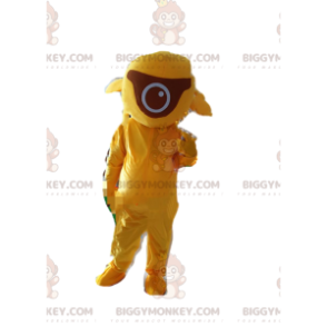 Geel karakter BIGGYMONKEY™ mascottekostuum, cycloopkostuum - Menselijke mascottes - BIGGYMONKEY_09485 - BiggyMonkey.com
