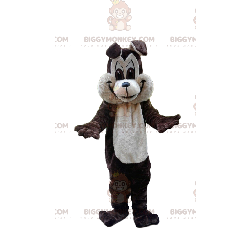 Costume de mascotte BIGGYMONKEY™ de coyote du dessin animé Bip