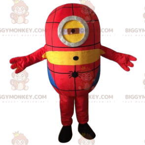 BIGGYMONKEY™ maskotkostume af Stuart, berømte Minions klædt ud