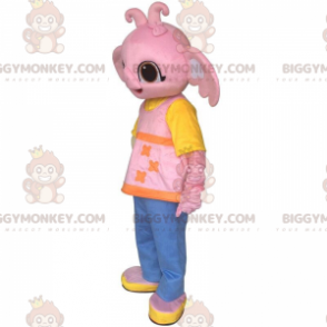 BIGGYMONKEY™ Mascot Costume of Sula the Pink Elephant Friend of