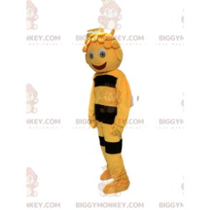 Maya de beroemde Cartoon Bee BIGGYMONKEY™ mascottekostuum -
